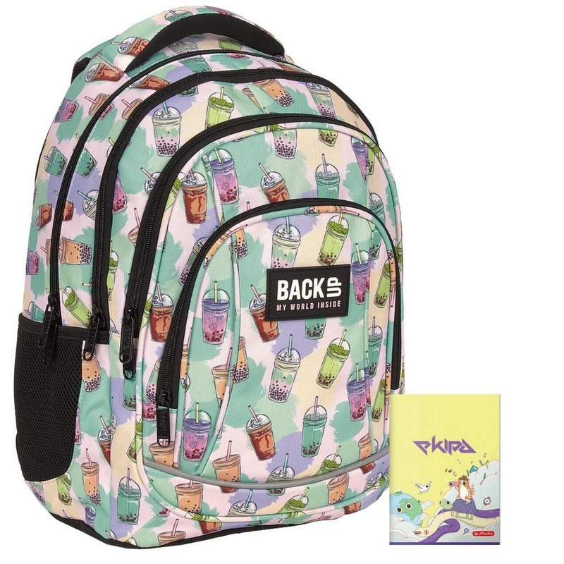 Školský Batoh BackUp 2v1 s Náhodným Vzorom Zošitu A5 od Herlitz
